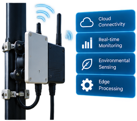 IoT and embedded systems for connected sensing
